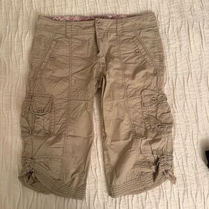 Casual Tan Cargo Shorts
